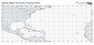 Atlantic Basin Hurricane Tracking Chart