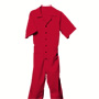 Mens Short Sleeve Jumpsuit, Red