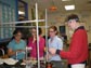 Photo of teacher and students in chemistry lab.