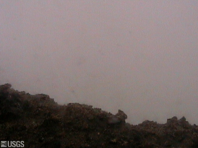 View of southeast side of Pu`u `O`o crater