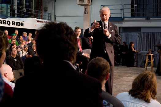 Vice President Biden speaks at the town hall