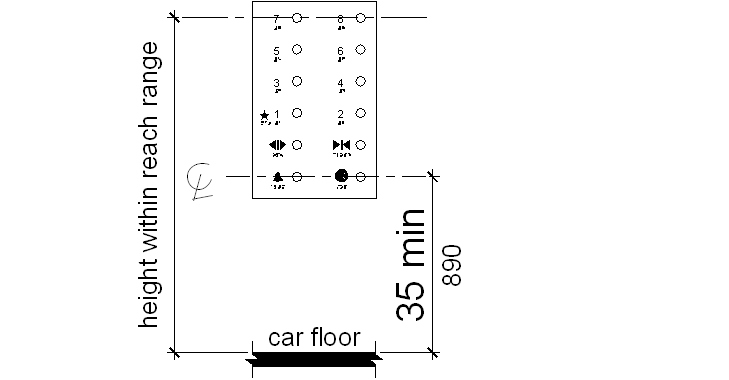 Figure 407.2.11.3 (description text in section with corresponding number)