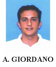 photograph of fugitive Alessandro Giordano