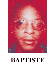 Photograph of fugitive Wendell Baptiste