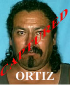 photograph of captured fugitive Ortiz