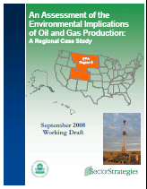 [cover] An Assessment of the Environmental Implications of Oil and Gas Production: A Regional Case Study