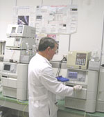 Pesticide analysis using HPLC (high performance liquid chromatography)