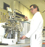 Pesticide analysis using a high resolution mass spectrometer