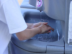 handwashing station