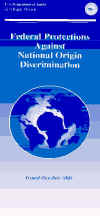 National Origin Discrimination Brochure