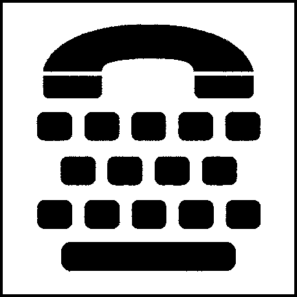 TTY/TDD Symbol