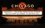 Chicago Transit System's cell phone recycling ad