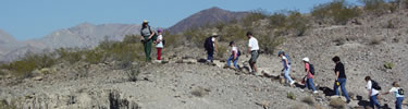 Kids hiking at Lake Mead