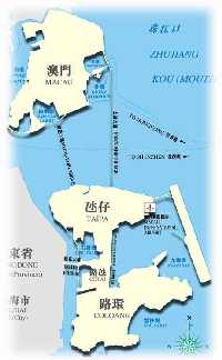 Map of Macau