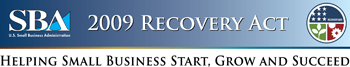 SBA 2009 Recovery Act Banner with Slogan