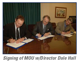 MOU signing with the Director of Fish and Wildlife Service
