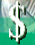 Dollar symbol on money background image.