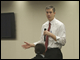 Secretary Arne Duncan visits with staff in the Department's Chicago Regional Office.