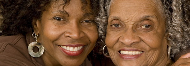 African American Woman and older woman with her.