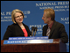 Secretary Spellings answers questions about No Child Left Behind and the administration's K-12 priorities for 2008 at the National Press Club Newsmaker Luncheon.