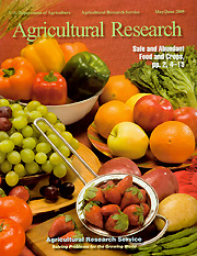 Cover of May/June 2009 Agricultural Research Magazine: Link to Table of Contents online