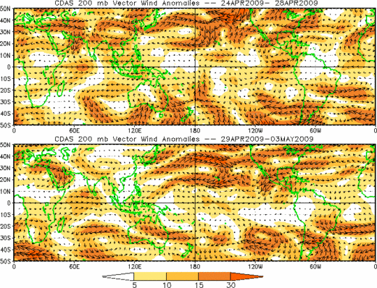 Anomalous 200 wind