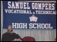 Secretary Rod Paige was the keynote speaker at Samuel Gompers Vocational & Technical school commencement.