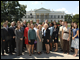 The Fellows gathered for a group photo following their tour of the White House.