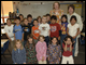 Secretary Spellings poses with a class at Nome Elementary School in Nome, Alaska.