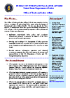 Office of Trade and Labor Affairs (OTLA) Fact Sheet cover, click to view Fact Sheet