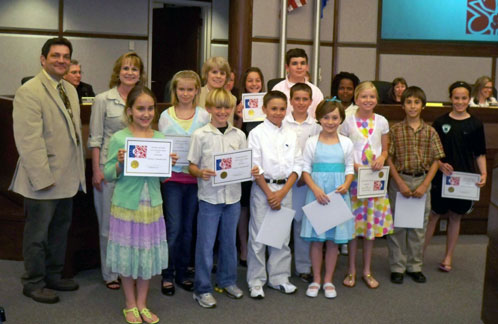 Mayor Honors Monroe Elementary School with Citizenship Award