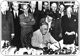 President Franklin D. Roosevelt signs the GI Bill into law, linked to full story