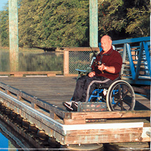 Wheelchair-accessible lake, Columbia-Pacific RC&D, Washington