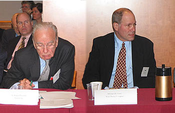 K. Rupert Murdoch, Chairman & CEO, News Corp., Michael D. Eisner, Chairman & CEO, Walt Disney Company