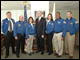 Deputy Secretary Simon meets with STS-118 mission crew.