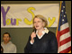 Secretary Spellings speaks to the students at Shishmaref School in Sishmaref, Alaska.