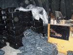 Image of warehouse. The warehouse may have been a major stash house for a Juarez drug cartel.