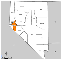 Map of Declared Counties for Disaster 1738