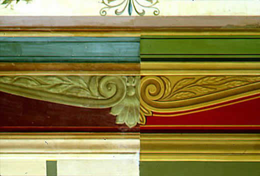 Detail of a Partly Conserved Illusionistic Frame