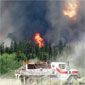 Commissary Ridge fire near Kemmerer, Wyoming.