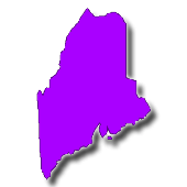 map of Maine