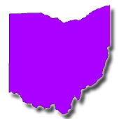 map of Ohio