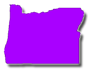 map of Oregon