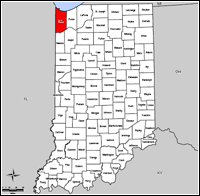 Map of Declared Counties for Disaster 1732