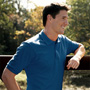 Cotton Pique Golf Shirt, Royal Blue