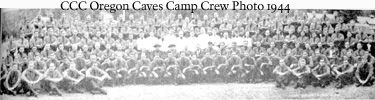 Civilian Conservation Corp Oregon Caves Camp Crew, 1944.