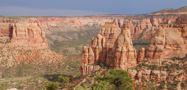 View lookig into canyon