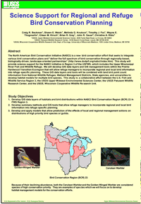 Science Support for Regional and Refuge Bird Conservation Planning 