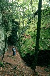 Hikers at Ledges