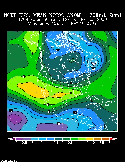 NCEP Ensemble forecast product